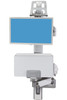 Capsa Healthcare V/Desk 2 Standard – 1 ea, Vesa Accessory Rail Mount with 19" Rail with Handle