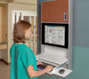 Capsa Healthcare Wall Cabinet Workstation 23 – 1 ea, Compact Design Limits Space Requirements