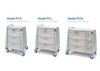 Capsa Healthcare Avalo Punch Card Medication Cart – 6 Configuration Options, 1 ea, For Medication Rounds