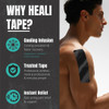 Performance Health Heali Kinesiology Tape – 2" x 10", 4 Configuration Options, 1 ea, For Joint Taping