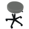 Performance Health Performa Rolling Stool – 1 ea, 19"l X 12"w, Height Adjusts 12" - 18", For Orthopedic
