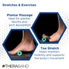 Performance Health Theraband Foot Roller – 1 ea, 1½" Dia with ½" Center, Retail Packaged, For Therapeutic