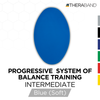 Performance Health Theraband Stability Trainers – Black, 10 Configuration Options, 1 ea, Soft Oval-Shaped