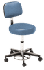 MTI 326 Stool – Pneumatic Foot Operated with Ergo Backrest, 250 lbs. Capacity, Hands-Free Height Options