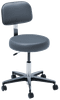 MTI 323 Stool – Pneumatic Hand Operated, Chrome Base with Ergo Backrest, 300 lbs. Capacity