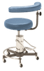 MTI 330 Stool – Hydraulic Pump with Body Support, 325 lbs. Capacity, For Exam and Procedure Rooms