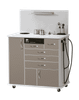 MTI TC100CS Cabinet – Sit-down with Side Storage, Standard Configuration 1, For Exam and Treatment Rooms