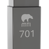 MTI 701 Mobile Instrument Table – Adjustable Height, Stainless Steel Top, 200 lb Capacity, For Surgery and