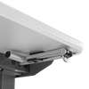 MTI 701 Mobile Instrument Table – Adjustable Height, Stainless Steel Top, 200 lb Capacity, For Surgery and