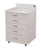 MTI MTC-1SG Cabinet – 5-Drawer, with Locks, RH, For Exam and Treatment Rooms, OEM Equipment for Specialty Care