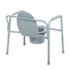 Heavy-Duty Folding Steel Commode