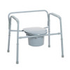 Heavy-Duty Folding Steel Commode