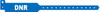 Medical ID Solutions 3200 Series Adult Tri-Laminate Wideface DNR Alert Wristbands – One-Time-Use snap closure