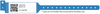 Medical ID Solutions 3280 Series Adult Protective Shield Wristband – One-Time-Use snap closure