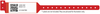 Medical ID Solutions 3280 Series Adult Protective Shield Wristband – One-Time-Use snap closure