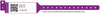 Medical ID Solutions 3280 Series Adult Protective Shield Wristband – One-Time-Use snap closure