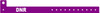 Medical ID Solutions 3300 Series Tri-Laminate L-Shape DNR Wristbands – One-Time-Use snap closure