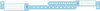 Medical ID Solutions Vinyl Mother/Baby 2-Part Set Insert Wristbands – One-Time-Use snap closure