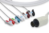 Cables & Sensors Edan Compatible Direct-Connect ECG Cable – 4 Configurations, 3 Leads Pinch/Grabber