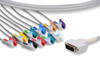 Cables & Sensors GE Healthcare Compatible Direct-Connect EKG Cable – 10 Leads Banana 11 ft