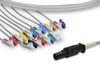 Cables & Sensors Mortara > Quinton Compatible Direct-Connect EKG Cable – 2 Configurations, Fits Q-Stress