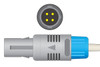 Cables & Sensors Siemens Compatible Direct-Connect ECG Cable – 3 Leads Pinch/Grabber, For Patient Monitoring