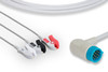 Cables & Sensors Stryker > Medtronic > Physio Control Compatible Direct-Connect ECG Cable – 3 Leads Snap