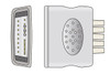Cables & Sensors Philips Compatible Disposable ECG Leadwire 989803172031 – 10 per Box, For Patient Monitoring