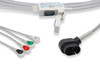 Cables & Sensors Zoll Compatible Direct-Connect EKG Cable – 4 Leads Snap 11 ft, For Patient Monitoring