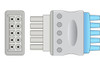 Cables & Sensors Datex Ohmeda Compatible ECG Leadwire – 2 Configurations, 3 Leads Pinch/Grabber