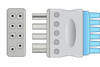 Cables & Sensors Nihon Kohden Compatible ECG Leadwire – 4 Configurations, 3 Leads Pinch/Grabber