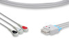 Cables & Sensors Nihon Kohden Compatible ECG Leadwire – 4 Configurations, 3 Leads Pinch/Grabber