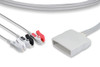 Cables & Sensors Philips Compatible ECG Telemetry Leadwire – 3 Configurations, For Patient Monitoring
