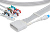 Cables & Sensors Philips Compatible ECG Telemetry Leadwire – 3 Configurations, For Patient Monitoring