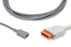Cables & Sensors GE Healthcare > Marquette Compatible Temperature Adapter – Rectangular Dual Pin Connector