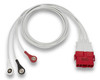 ZOLL OneStep ECG Leads - AHA (3-Lead ECG Only) – for R Series, OneStep Electrode System, Hospital and EMS