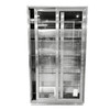 Blickman Medical Supply High Cabinet - Double Door – 35 in W x 84 in H x 18 in D – for Clinical Supply Storage