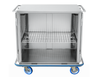 Blickman Multipurpose Case Cart – 42 in W x 40 1/2 in H x 29 in D – Fully Welded Stainless Steel – Steel Build