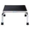 Blickman Chrome Foot Stool – Stainless Steel Construction – Stable Step Platform – Hospital Grade Foot Stool