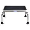 Blickman Stainless Steel Foot Stool – Stainless Steel Construction – Stable Step Platform – Steel Build