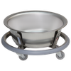 Blickman Receptacle – Stainless Steel Construction – for Operating Room Use – Basin Ring Design – Steel Build
