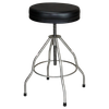 Blickman Clifton Exam Stool – 15 in Diameter – Height Adjustable Seat – Vinyl Upholstered Seat – Steel Build