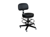 Blickman Deluxe Exam Stool – Height Adjustable Seat – Vinyl Upholstered Seat – for Exam and Procedure Rooms