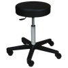Blickman Economy Stool – Height Adjustable Seat – Vinyl Upholstered Seat – Five-Leg Base Design – Steel Build