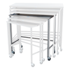 Blickman Nested Medical Table – Lower Shelf and H-Brace – for Operating Room Use – Medical Grade Work Surface