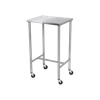 Blickman Sawyer Instrument Table – 30 in W x 34 in H x 16 in D – Stainless Steel Construction – Steel Build