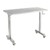 Blickman Georgetown Medical Table – Stainless Steel Construction – Lower Shelf and H-Brace – Steel Build