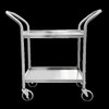Blickman MR Heavy Duty Utility Cart – 41 3/4 in W x 40 in H x 19 1/4 in D – with Swivel Casters – Steel Build