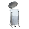 Blickman Nylon Hamper Bag – 18 in Diameter – Stainless Steel Frame – for Soiled Linen Collection – Steel Build