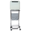 Blickman Secure Care Hamper – Stainless Steel Frame – for Soiled Linen Collection – with Foot Pedal Options